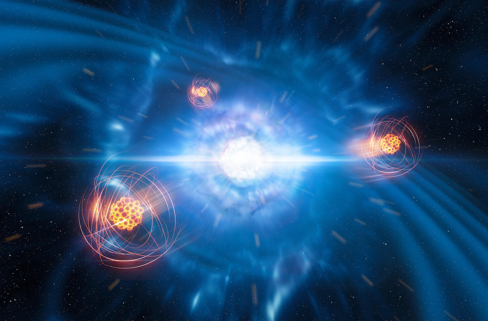 Supernova remnant (illustrative image)
